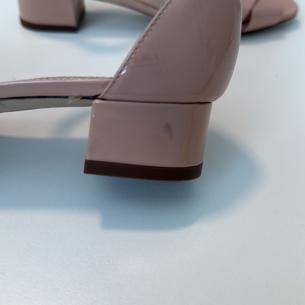 J. crew dusty pink patent leather sandals sz 6.5 - Picture 4 of 9